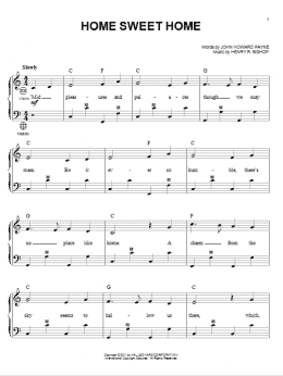 page one of Home Sweet Home (Accordion)