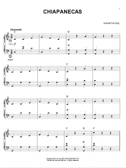 page one of Chiapanecas (Accordion)