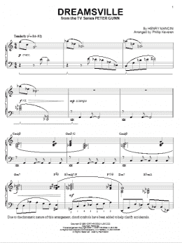 page one of Dreamsville (arr. Phillip Keveren) (Piano Solo)