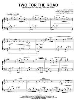 page one of Two For The Road (arr. Phillip Keveren) (Piano Solo)