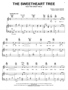 page one of The Sweetheart Tree (Piano, Vocal & Guitar Chords (Right-Hand Melody))