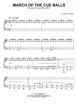 page one of March Of The Cue Balls (Piano Solo)