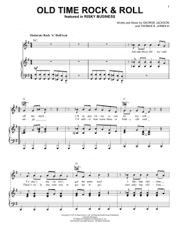 page one of Old Time Rock & Roll (Piano, Vocal & Guitar Chords (Right-Hand Melody))