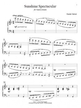 page one of Sunshine Spectacular (Educational Piano)