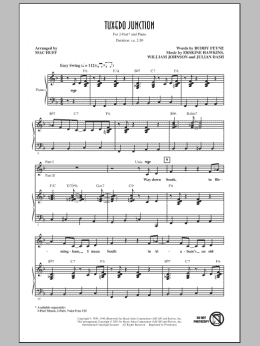 page one of Tuxedo Junction (2-Part Choir)