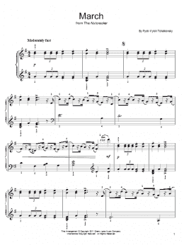 page one of March (from The Nutcracker) (Easy Piano)
