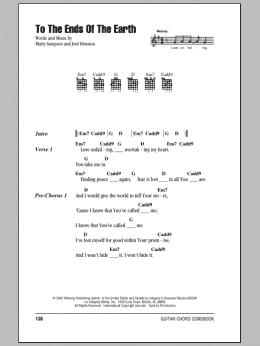 page one of To The Ends Of The Earth (Guitar Chords/Lyrics)