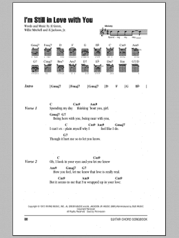 page one of I'm Still In Love With You (Guitar Chords/Lyrics)
