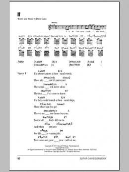 page one of If (Guitar Chords/Lyrics)