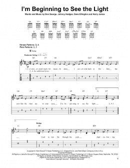 page one of I'm Beginning To See The Light (Easy Guitar Tab)