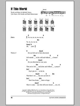 page one of If This World (Guitar Chords/Lyrics)