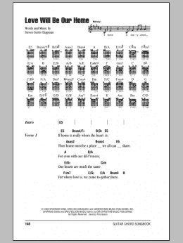 page one of Love Will Be Our Home (Guitar Chords/Lyrics)