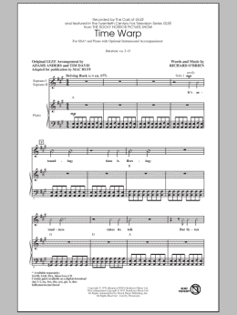 page one of Time Warp (SSA Choir)