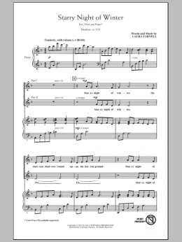 page one of Starry Night Of Winter (2-Part Choir)