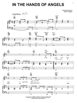 page one of In The Hands Of Angels (Piano, Vocal & Guitar Chords (Right-Hand Melody))