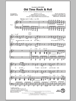 page one of Old Time Rock & Roll (SSA Choir)