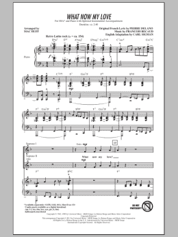 page one of What Now My Love (SSA Choir)