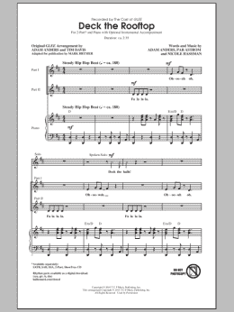 page one of Deck The Rooftop (arr. Mark Brymer) (2-Part Choir)