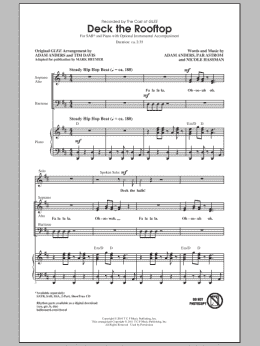 page one of Deck The Rooftop (arr. Mark Brymer) (SAB Choir)