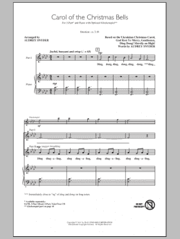 page one of Carol Of The Christmas Bells (2-Part Choir)