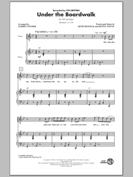 page one of Under The Boardwalk (TB Choir)