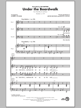 page one of Under The Boardwalk (3-Part Mixed Choir)