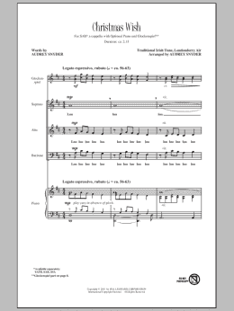 page one of Christmas Wish (SAB Choir)