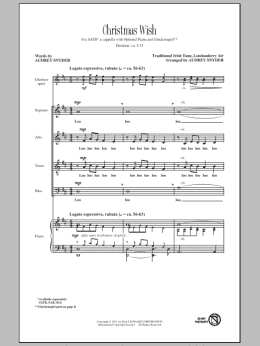page one of Christmas Wish (SATB Choir)