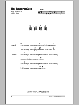 page one of The Eastern Gate (Guitar Chords/Lyrics)