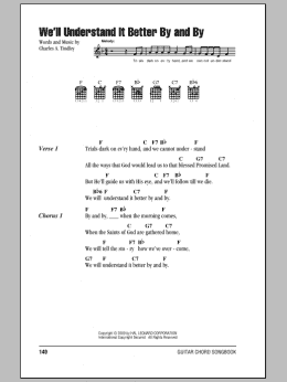 page one of We'll Understand It Better By And By (Guitar Chords/Lyrics)