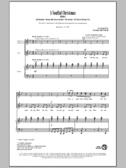 page one of A Soulful Christmas (SSA Choir)