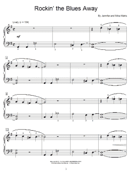page one of Rockin' The Blues Away (Educational Piano)