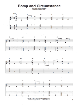 page one of Pomp And Circumstance (Solo Guitar)