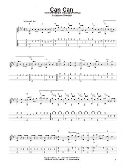 page one of Can Can (Solo Guitar)
