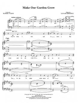 page one of Make Our Garden Grow (Piano & Vocal)
