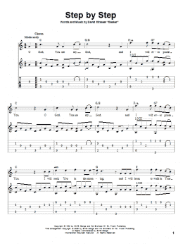 page one of Step By Step (Solo Guitar)