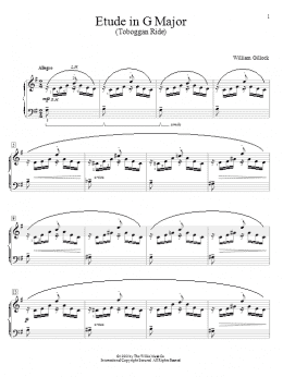 page one of Etude In G Major (Toboggan Ride) (Educational Piano)