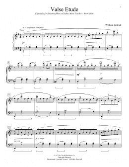 page one of Valse Etude (Educational Piano)