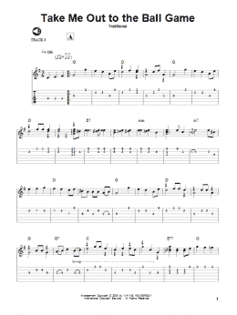 page one of Take Me Out To The Ball Game (Solo Guitar)