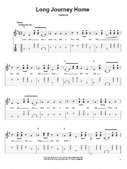 page one of Long Journey Home (Solo Guitar)