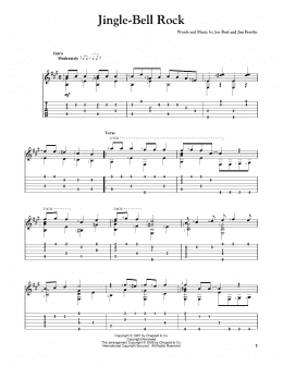 page one of Jingle-Bell Rock (Solo Guitar)
