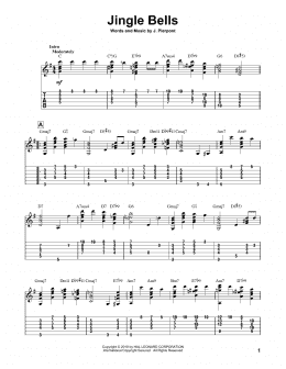 page one of Jingle Bells (Solo Guitar)