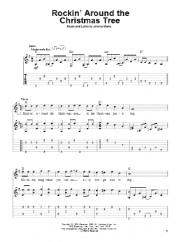 page one of Rockin' Around The Christmas Tree (Solo Guitar)