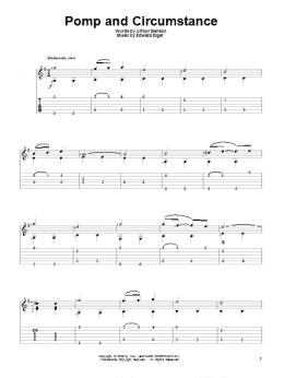 page one of Pomp And Circumstance (Solo Guitar)