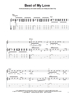 page one of Best Of My Love (Solo Guitar)