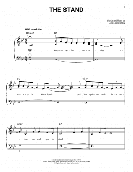 page one of The Stand (Easy Piano)
