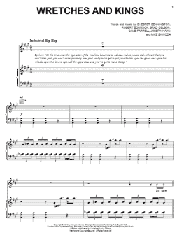 page one of Wretches And Kings (Piano, Vocal & Guitar Chords (Right-Hand Melody))