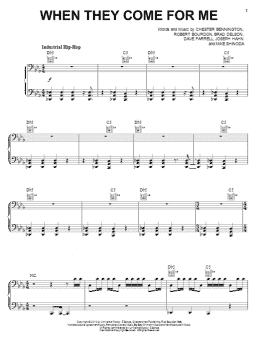 page one of When They Come For Me (Piano, Vocal & Guitar Chords (Right-Hand Melody))
