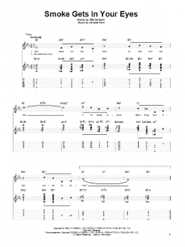 page one of Smoke Gets In Your Eyes (Solo Guitar)