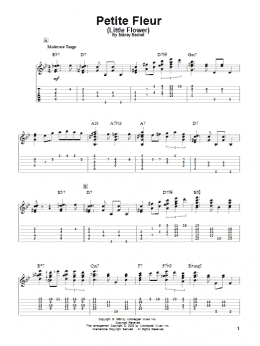 page one of Petite Fleur (Little Flower) (Solo Guitar)